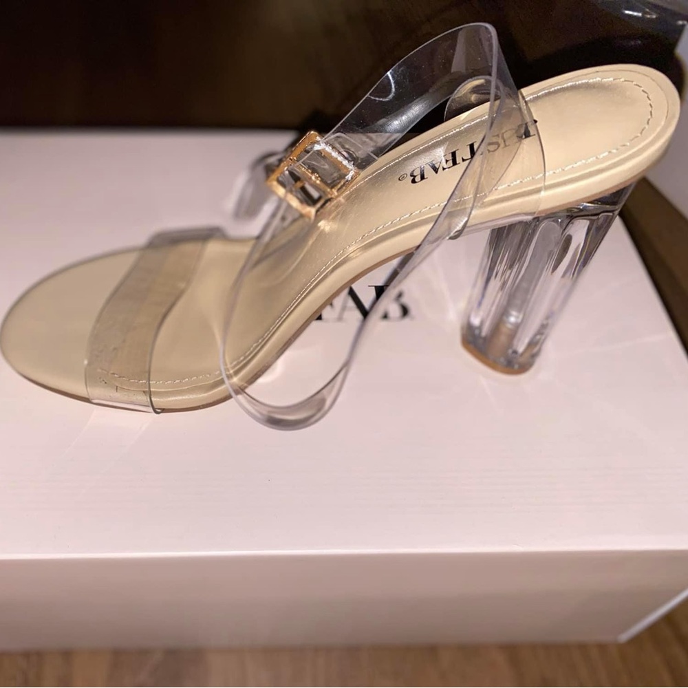 Transparent heels